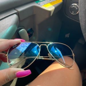 Ray-ban Gradient Blue Aviators